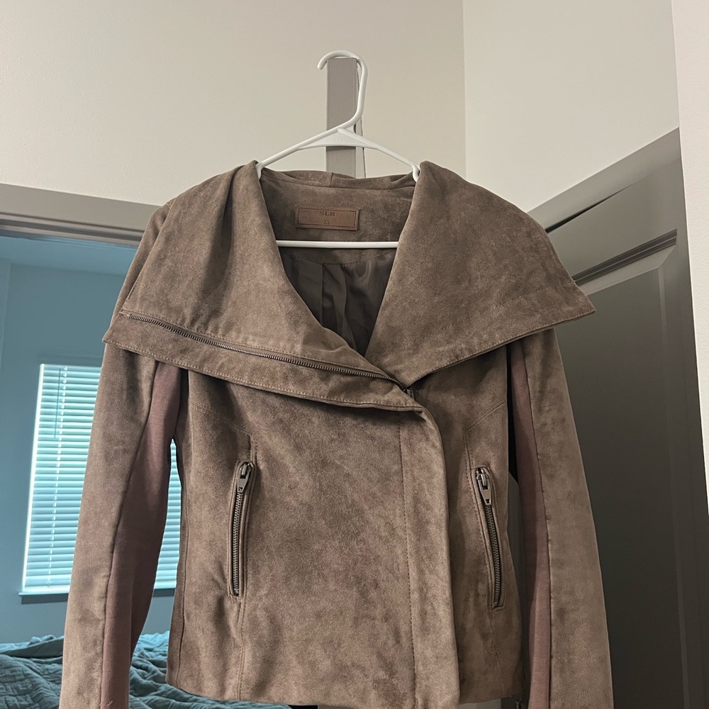Women's Brown Suede Jacket